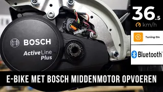 E-Bike met Bosch middenmotor opvoeren - Bluetooth Speedbox