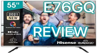 Hisense 55E76GQ | QLED TV 4K UHD Smart TV | Review