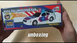 Unboxing mainan mobil polisi