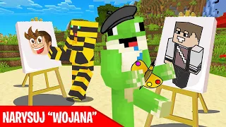 KTO NARYSUJE LEPIEJ YOUTUBERA WYGRYWA 1000 ZŁ w Minecraft! (śmieszne)