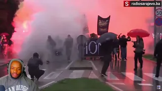 AMERICAN REACTS TO BOSNIAN ULTRAS!