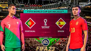 (PS5) FIFA 23 | PORTUGAL VS SPAIN | FINAL QATAR WORLD CUP (2022) | FULL MATCH | 4K 60