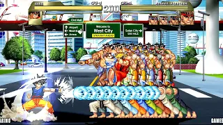 GOKU VS 256 STREET FIGHTERS AT SAME TIME! WORLD RECORD!