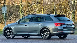 Skoda NEW Superb Sportline IV 2022 in 4K Grapith Grey Metal 19 inch Vega Walk around & detail inside