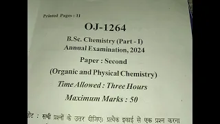 Organic chemistry Bsc 1 year 2024 BSc1st year Organic chemistry 2024 Organic and physical chemistry