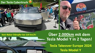Über 2.000km von Hamburg nach Flachau zum Tesla Takeover Europe mit dem Tesla Model Y / Generation-E