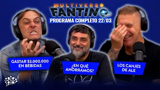 Ahorros, los canjes de Ale y bebidas carísimas en bares | Multiverso Fantino - 22/03