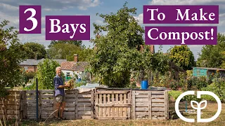 4 Compost Heaps in 3 Bays, ready in 6 to12 months