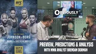 UFC 215 Preview & Predictions w/ Brendan Dorman
