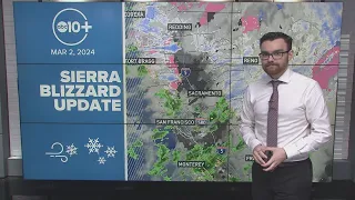 Sierra Blizzard Update: California Blizzard continues to dump snow in the Sierra