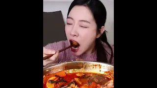 spicy hot pot mukbang with seafood, Daechang and Gopchangㅣkorean foodㅣASMR REAL MUKBANG