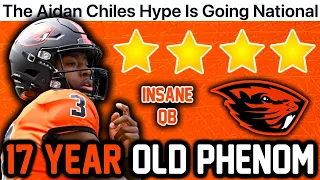 This 17 YEAR OLD QB Could SAVE OREGON STATE Football (Meet Aiden Chiles)