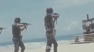 Nigerian Firing Squad Execution On Beach! Executed Armed Robber Lagos 1972! Man Requires Extra Shot