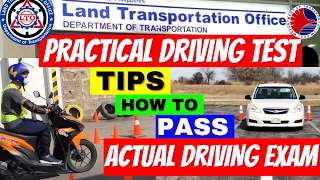 LTO PRACTICAL DRIVING TEST 2023 | TIPS para PUMASA sa ACTUAL DRIVING EXAM | Wander J