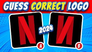 Guess Correct Logo ✅ Logo Quiz Challenge 2024 | 50 Level!