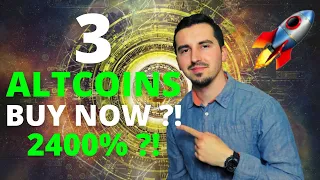 Top 3 Altcoins Ready To EXPLODE in October 2021🚀|CRYPTO NOW 2400% ?!|CRYPTO MASSIVE POTENTIAL!😱