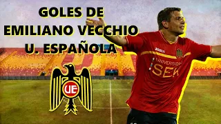 Todos los goles de Emiliano Vecchio en U. Española