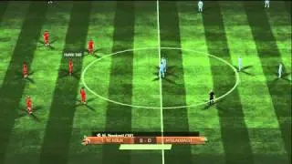 FIFA 11 (manual controls) - Novakovic scores a hat trick in 71 seconds (online)