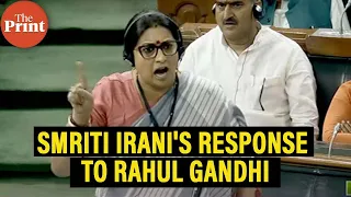 Live Now: BJP MP & Union Minister Smriti Irani's response to Rahul Gandhi