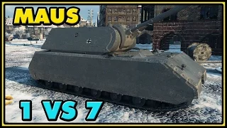 World of Tanks | Maus - 8 Kills - 10K Damage - 1 VS 7 Gameplay