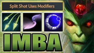 1 Hit - 24 Glaives [Split Shot + Moon Glaives + Lunar Blessing] IMBA | Dota 2 Ability Draft