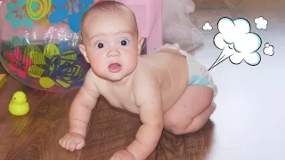 Try Not To Laugh with Funny Baby Fart Moments - Cute Baby Videos