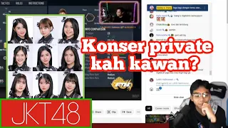 Bang upi mau ngadain private konser JKT48?