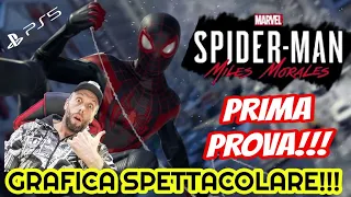 SPIDERMAN MILES MORALES PRIMA PROVA SU PS5 GAMEPLAY DUALSENSE 💥