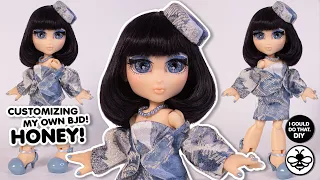 🐝💙CUSTOMIZING MY OWN BJD!!💙🐝 THE HONEY DOLL - BLUE!!! 💙🐝