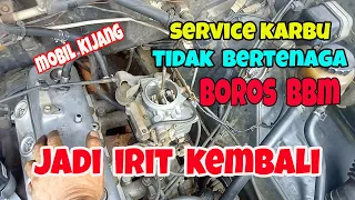 service karbu mobil kijang yang sangat boros jadi irit kembali