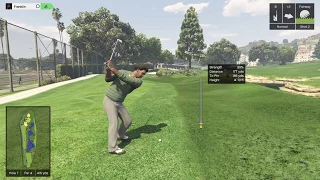 Grand Theft Auto V Golf -9 Birdie every hole PS4