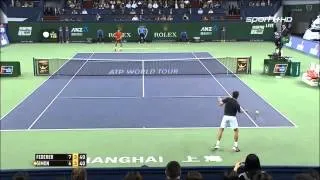 Roger FEDERER vs Gilles Simon Highlights FINAL Shanghai 2014 PART 2  [HD]