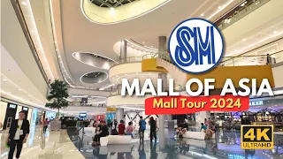 SM MALL OF ASIA, the Largest Mall in the Philippines! 🇵🇭 | 4K | Pasay City