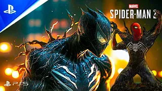 Marvel 's Spider-man 2 Ps5 Peter Parker new Angry Venom 😡symbiotic suit  {4K HDR}