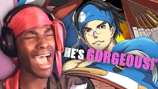 "HE'S GORGEOUS" - Anji Character Reveal REACTION + ANALYSIS | Guilty Gear Strive