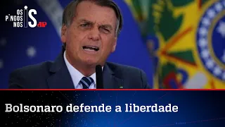 Bolsonaro vai ao Congresso, exalta feitos e alfineta Lula