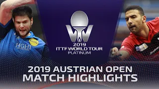 Dimitrij Ovtcharov vs Omar Assar | 2019 ITTF Austrian Open Highlights (R32)