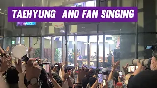 BTS Taehyung and Fan Singing Together | MBC Radio