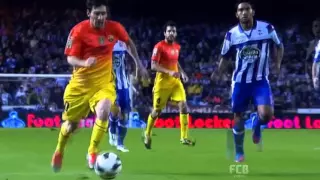 Lionel Messi vs Deportivo La Coruna Away 2012/13 HD