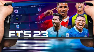 FTS MOBILE FIFA 23 ANDROID EUROPEUS GRÁFICOS 4K | NOVAS LIGAS TRANSFERÊNCIAS & KITS 2023
