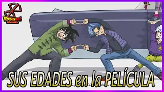 Edades de GOTEN, TRUNKS y PAN en DRAGON BALL SUPER SUPER HERO | #dragonball #shorts