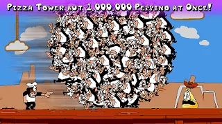 Pizza Tower but 1,000,000 Peppinos at Once