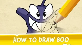 How to Draw Boo from Cut the Rope 2