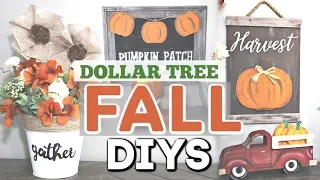 DIY Dollar Tree FALL Decor 2019 | Fall Home Decor DIY Crafts | Krafts by Katelyn