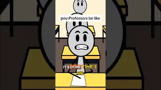 Professor be like🤣🤣, wait until end (4k meme) #animation