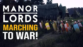 MARCHING TO WAR! Manor Lords - Early Access Gameplay - Restoring The Peace - Leondis #2