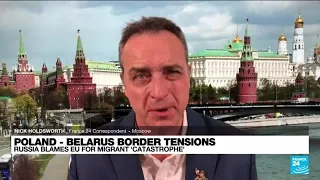 Kremlin says Poland 'irresponsible' to blame Russia for migrant crisis • FRANCE 24 English