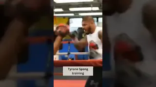 Tyrone Spong hard boxing training