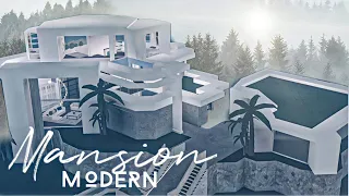 BLOXBURG: Aesthetic Modern Family Mansion | collab w @justineearly ♡