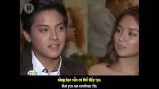 (Eng-Viet Sub) KathNiel On TV Patrol (August 19, 2016)